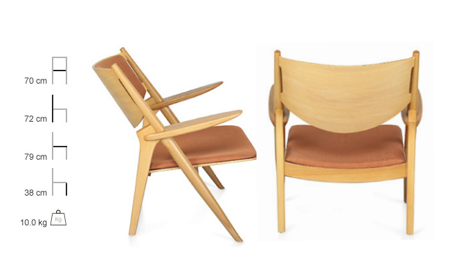 Holzstuhl Lounge Chair T28